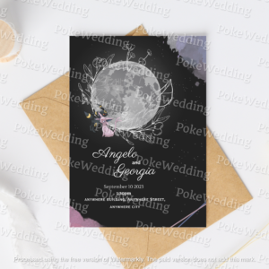 Umbreon and Espeon Wedding Invitation