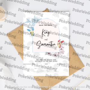 Plusle and Minun Wedding Invitation