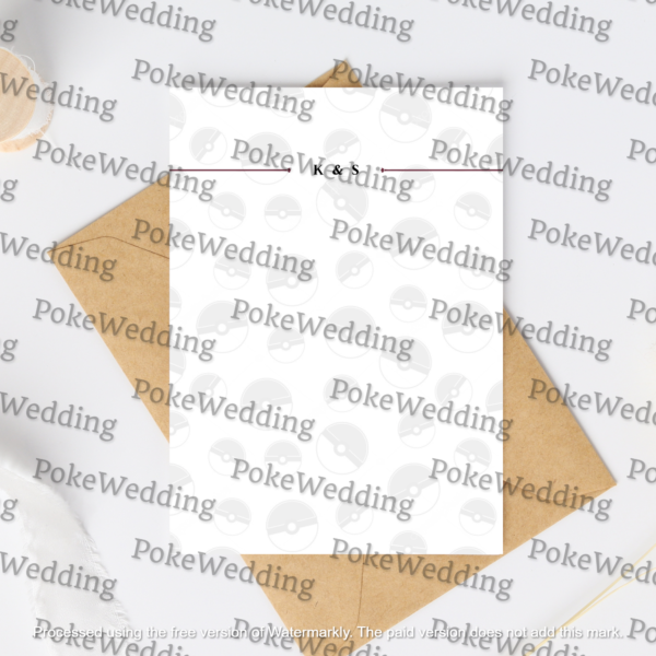 Plusle and Minun Wedding Invitation