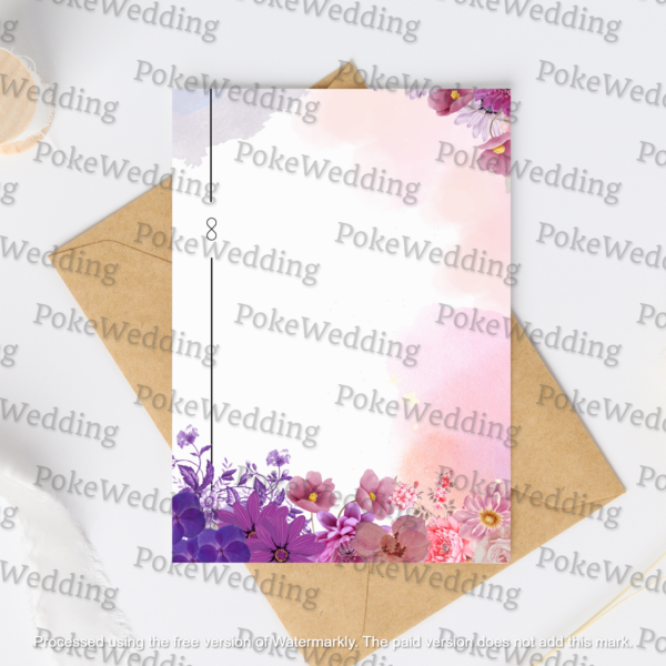 Clefairy and Gengar Wedding Invitation