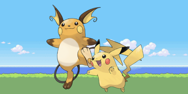 Pikachu and Raichu